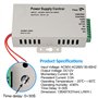 FST Système de Contrôle d'accès de Porte RFID Clavier RFID étanche Extérieur + Serrure Magnétique électrique 180KG + Couverture 