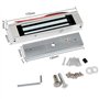 FST Système de Contrôle d'accès de Porte RFID Clavier RFID étanche Extérieur + Serrure Magnétique électrique 180KG + Couverture 