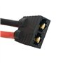 Zahara Adaptateur de Courant : Remplacement pour Traxxas Femelle vers EC5 IC5 12AWG : EC-5 IC-5 TRX ID ESC LiPo