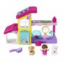 Fisher-Price Coffret Le Salon de Toilettage de Barbie Little People pour Tout-Petits avec Musique et Sons