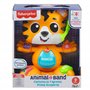 Fisher-Price Animal Band - Charlotte la Tigrotta Prime Découvertes Tigre interactif pour l'apprentissage avec 50+ chansons et So