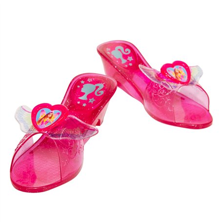 Rubies Barbie Chaussures en gelée pour enfant Taille unique Rose 28-30