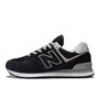 New Balance Homme NB 574 Sneakers, Noir (Black EVB), 43 EU