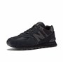 New Balance Homme NB 574 Sneakers, Noir (Triple Black Eve), 44 EU