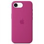 APPLE - iPhone 16E - Coque en silicone - Fuchsia