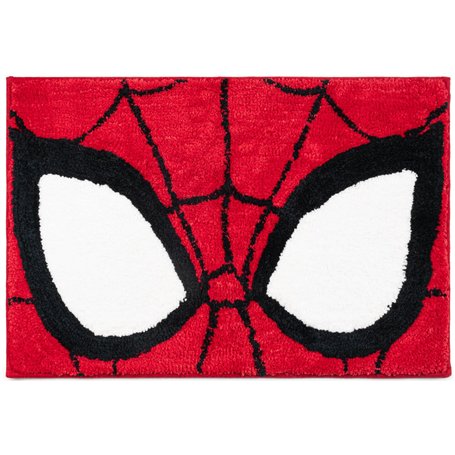 Jay Franco Tapis de Bain Doux antidérapant Marvel Spiderman - Tapis Moelleux 51 x 77 cm pour Salle de Bains