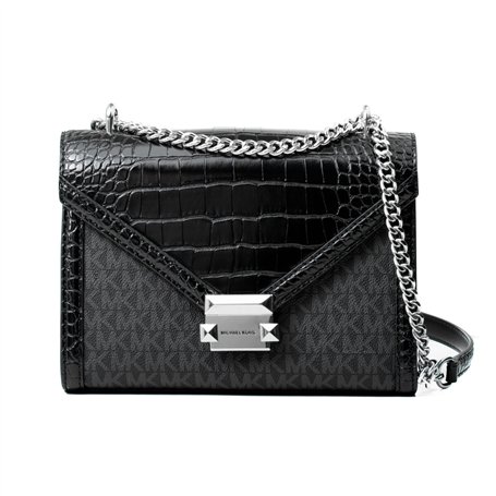 Sac à Bandoulière Michael Kors Whitney Noir 24 x 18 x 8 cm