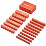 VEVOR Blocs de configuration pour outils travail du bois, 16PCS, blocs jauge hauteur précision, marquages de taille et étui de
