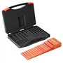 VEVOR Blocs de configuration pour outils travail du bois, 16PCS, blocs jauge hauteur précision, marquages de taille et étui de
