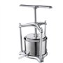 VEVOR Pressoir à Fruits Manuel 6 L Pressoir à Vin en Inox Base en Aluminium Presse-Fruits Manuel Baril Intérieur 18 x 15 cm Broy