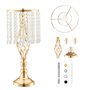 VEVOR Vase de mariage, lot de 12, supports de fleurs de mariage en cristal de 49 cm de haut, vase or en métal pour centre de tab