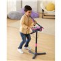 VTech - Kidi Superstar DJ Studio Rose, Micro Karaoké Enfant 9 en 1 avec Table de Mixage, Boule Disco Lumineuse Rotative, Apprent