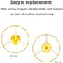 VVSUN Lot de 6 brosses latérales de rechange pour iRobot Roomba 500 & 600 & 700 Series 600 610 620 760 770 780