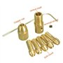Gasea 14pcs Mini Collet Mandrin Pour Mini Perceuse Électrique Collet Drill Chuck en Laiton Set Mandrin de Serrage Pour 0.5-3mm A