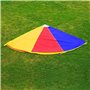 2 Mètres Mini Arc-en-Ciel Jouet Parachute pour Jeux Extérieur Activité avec 8 Poignées