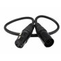SinLoon DMX 512 Câble de lumière de scène XLR mâle 5 broches vers XLR femelle 3 broches avec connecteurs métalliques pour éclair