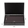 Allwon 4 - layer Book Magnetic Palette large empty Vanity Palette Storage Box for Eye Shadow Lip blush Powder (Black)