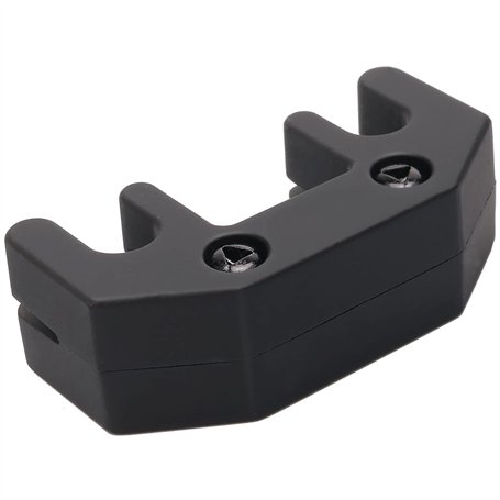 Unxuey Silencieux en métal recouvert de caoutchouc pour violon/alto Instruments de musique Noir