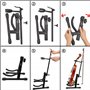 rayzm support de violon avec cintre d’archet, support métallique pliant robuste pour violon/mandoline/ukulélé, installation faci