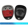 sourcing map Coque de clé pour Chevrolet pour GMC 21997127 Plip Télécommande 3 Boutons Boîte Rechange