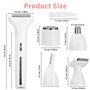 Cexovo Rasoir Electrique Femme 5 en 1 Tondeuse Femme Intime Rechargeable Rasoir Electrique avec Station de USB Rechargeable Tond