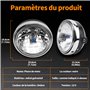 AHL 12V Phare Avant Compatible avec CB400 CB500 CB1300 Hornet 250/600/900 VTEC400 VTR250 CB250