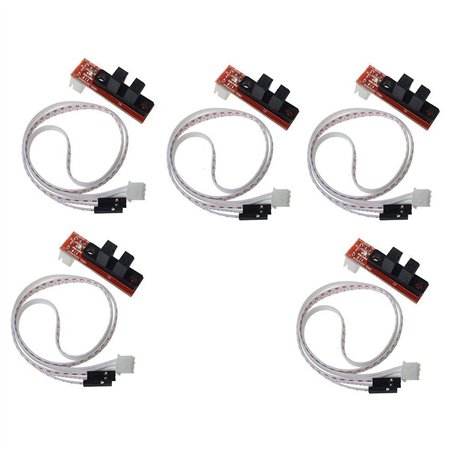 ARCELI 5Pcs CNC 3D Imprimante Mécanique Fin de course Optique Interrupteur avec Câble pour Rampes 1.4 Makerbot Prusa Mendel RepR