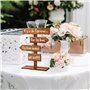 Décoration de Mariage en Bois pour Table Ornement Amour St Valentin et Accessoire de Centre de Table Fête Cadeau pour Mariage 27