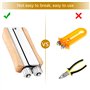 Jubaopen Outil de Sertissage en Acier Inoxydable Ruche Outil Fil Serré Sertisseur Apiculture Abeille Cadre Tendeur Pince à Serti