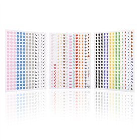 CraftWerk Lot de 702 autocollants pour calendrier mural - Enlèvement des ordures, anniversaire, médecin, vacances, etc. - Access CraftWerk Lot de 702 autocollants pour calendrier mural - Enlèvement des ordures