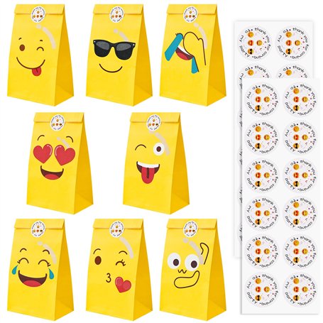 20 Pcs Sachet Bonbon Emoji