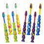Brosses à dents pour enfants ~ Lot de 8 brosses à ventouses