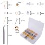 BQTQ 3600 Pièces Kit de Fabrication de Boucles d'oreilles Accessoires de Bijoux DIY Kit Fabrication de Bijoux Convient aux Début