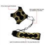 aide à l'entraînement de ballons de football avec ceinture de réglage flexible