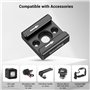SMALLRIG Cold Shoe Adaptateur Froid Chaussures avec Trou de 1/4"-20 pour DSLR Camera LED EVF Flashs - 1241