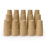 SPARKLERS CLUB Lot de 100 Gobelets 18cl / 6oz Jetables en Carton Kraft 100% Biodégradable - Gobelet à café en papier 180ml Thé e