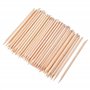 100 Pièces Bâtons de Bois Orange Stick Cuticule des Ongles pour Poussoir Supprimer Manucure Art Pédicure