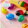 JOYIN 12 Pièces 7.6cm Agitateur D'oeufs en Bois, Maracas Shaker D'oeufs pour L'éducation Musicale Précoce Fête Accessoires de Cl
