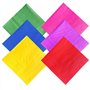 Lot de 60 serviettes en papier carrées multicolores 2 plis pour décoration de fête