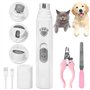 AQXONG Lime à Ongles Électrique pour Chat et Chien
