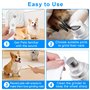 AQXONG Lime à Ongles Électrique pour Chat et Chien, 2 Vitesses, Lime à Ongles Rechargeable pour Chien Silencieuse, 45dB, 3 Ports