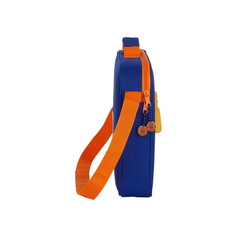 Image secondaire de Cartable d'école Valencia Basket Bleu Orange (38 x 28 x 6 cm)