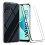 LYJERRY Housse pour WIKO T10 Coque avec 2Pcs Protection Écran en Verre Trempé pour WIKO T10