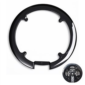 Protection de chaîne de vélo - Protection de chaîne légère et résistante à l'abrasion pour vélos de ville et VTT (42/44 dents) - Protection de chaîne de vélo - Protection de chaîne légère et résistante à l'abrasion pour vélos de ville et VTT (42/44 dents) -