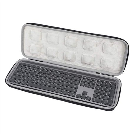 Fututech Housse de Protection pour Logitech MX Keys Sac de Rangement pour Clavier sans Fil Etui de Voyage Mallette Clavier Anti-