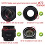72-77mm bagues de Conversion pour Objectif d'appareil Photo 72 mm à 77 mm Lot de 2