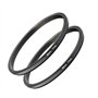 Fanzr Lot de 2 bagues d'adaptation pour filtre d'appareil photo 82 mm à 77 mm Aluminium de qualité supérieure