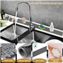 Tapis de Cuisine 70*5*0.5cm égouttoir à Vaisselle Tapis égouttoir étroits Coussins de Séchage en Silicone Antidérapant Tapis de