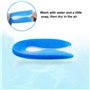 SHUOHONG 3 Paires Talonnette Silicone en Gel, Epine Calcaneenne Silicone Talonette Coussinet Talon Chaussure, Talonnette Epine C