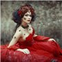 LOHAME 8pcs Déguisement Halloween Femme avec Bandeau Halloween Araignée Tatouage Halloween Araignée Temporaire Collier Ras de Co